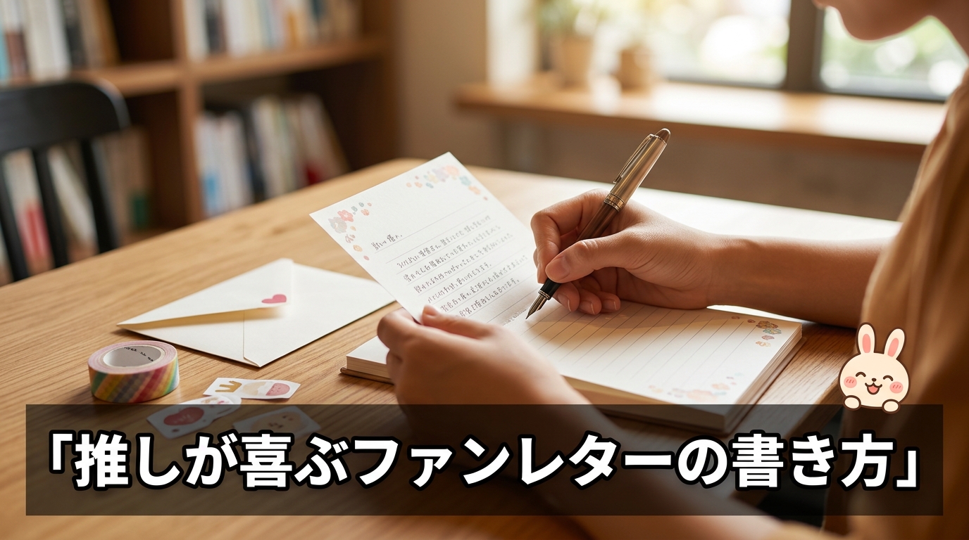 ファンレターで嬉しい内容と基本の書き方
