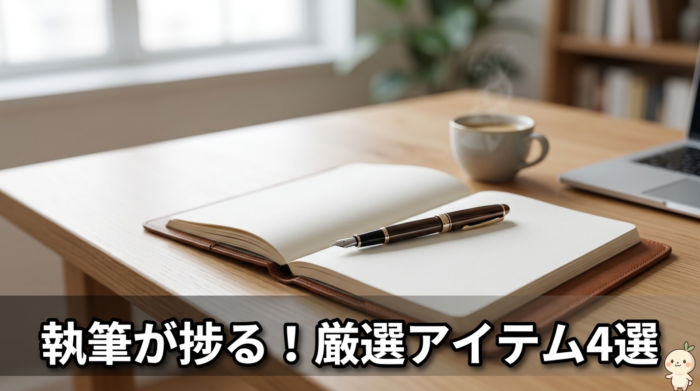 書きやすさを高める推奨アイテム4選