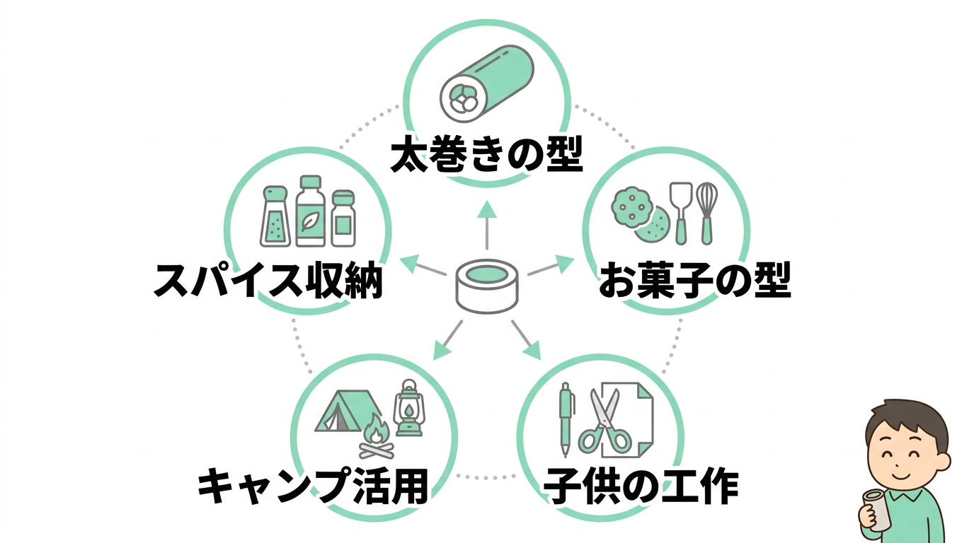 太巻きや工作に使える活用術5選