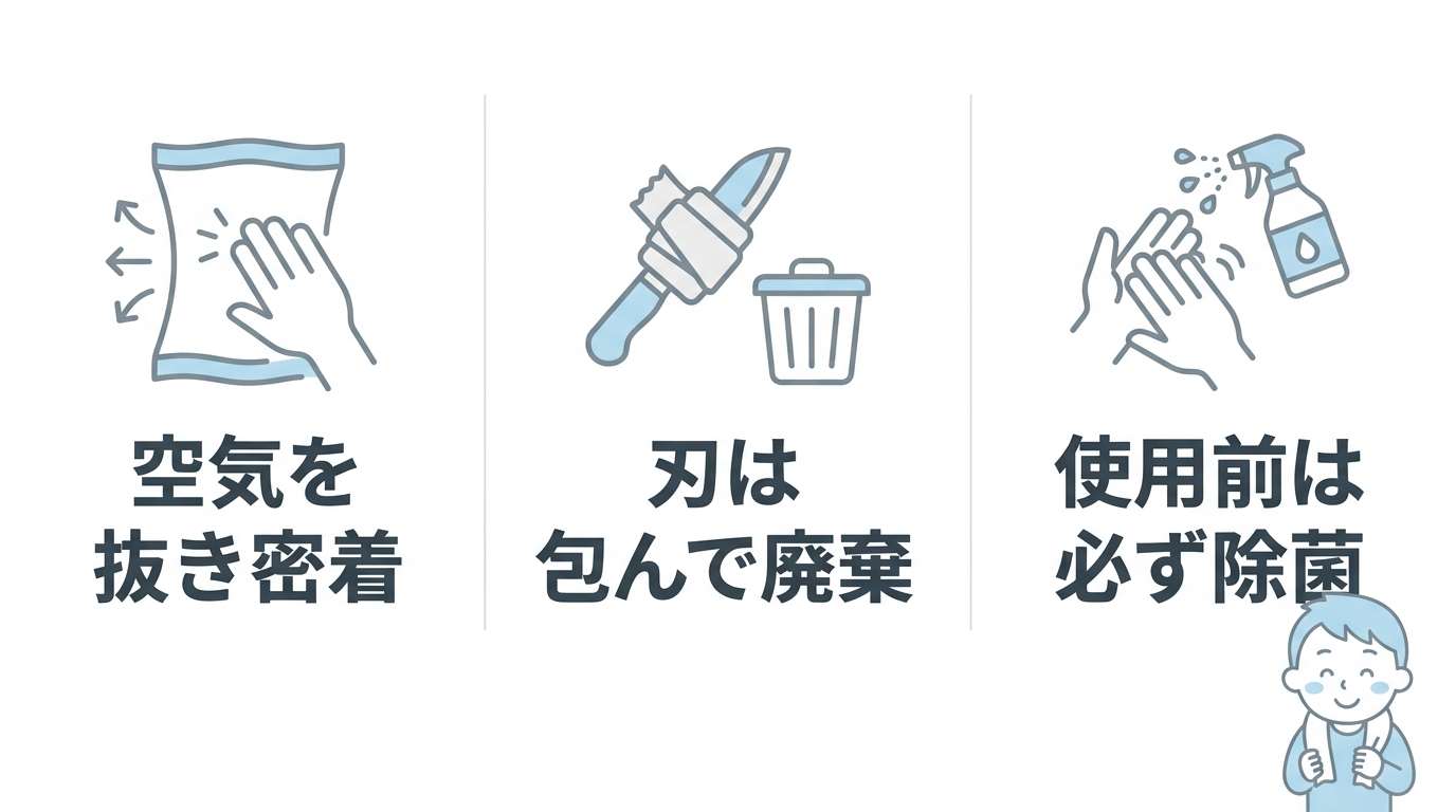 リメイクとお手入れの3つのコツ