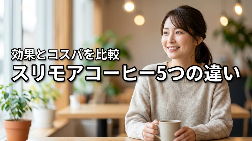 スリモアコーヒーと普通のコーヒーの5つの違いとは？ダイエット効果とコスパを比較