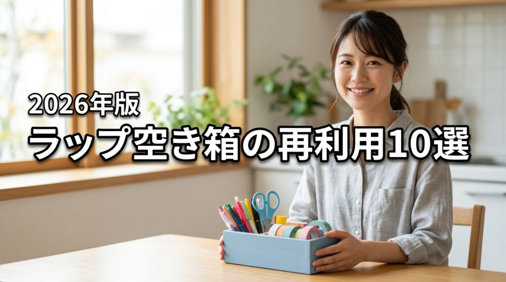 2026年版｜ラップの空き箱を再利用するアイデア10選！収納や太巻きに大活躍