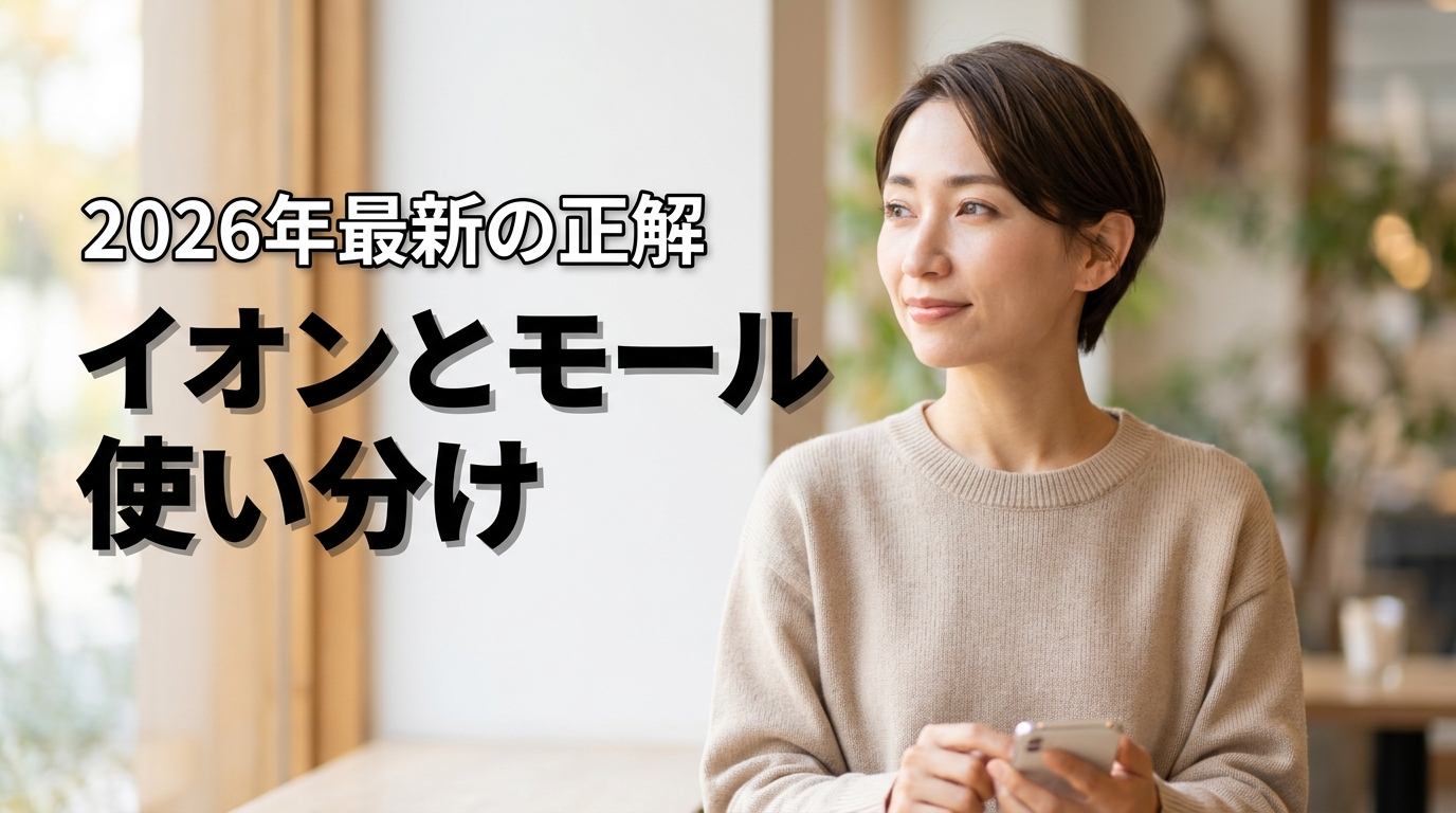 【2026年】買い物かレジャーかで選ぶ!イオンスタイルとイオン・モールの正解