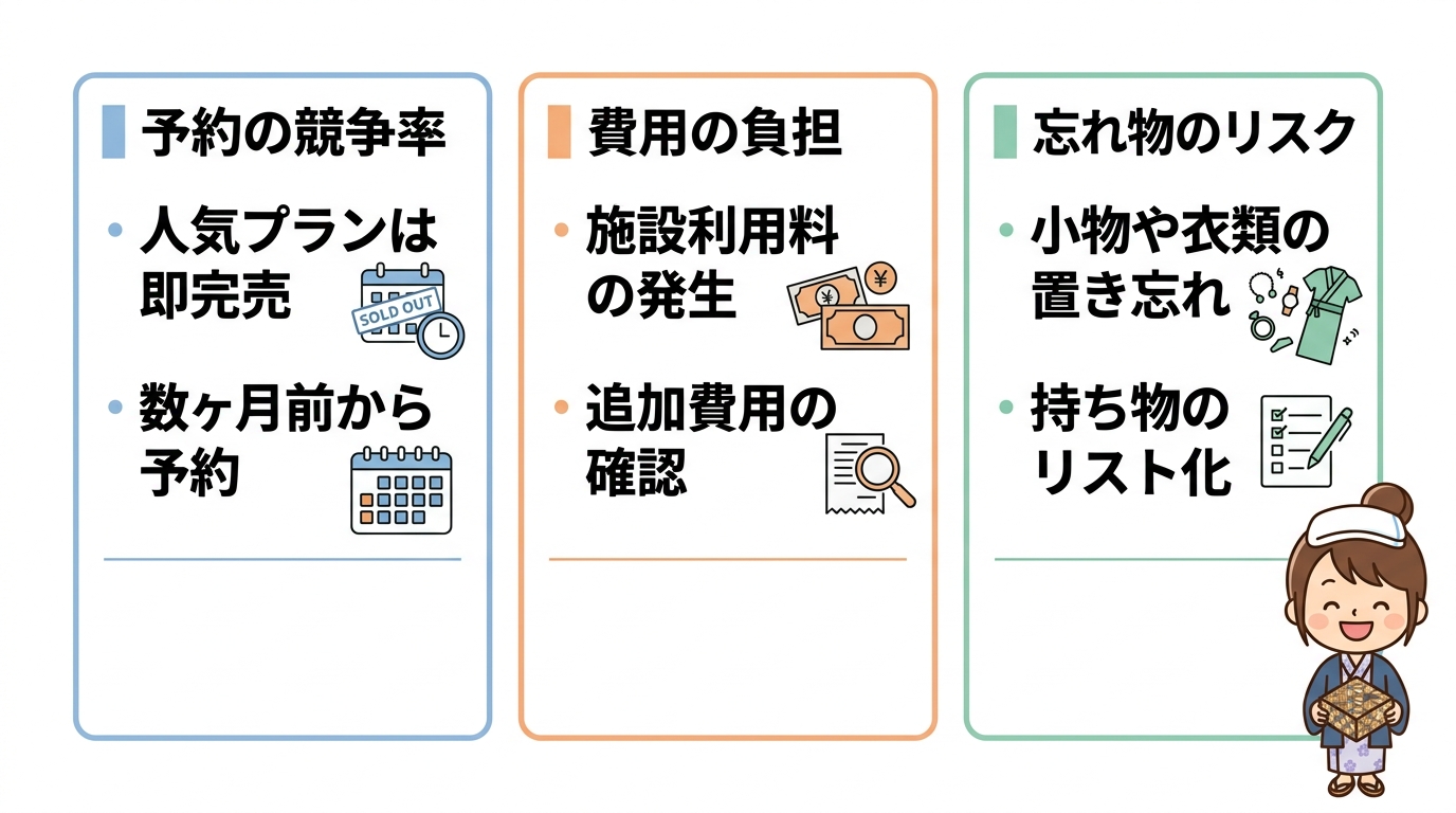 箱根の旅館に子連れで泊まる3つのデメリット
