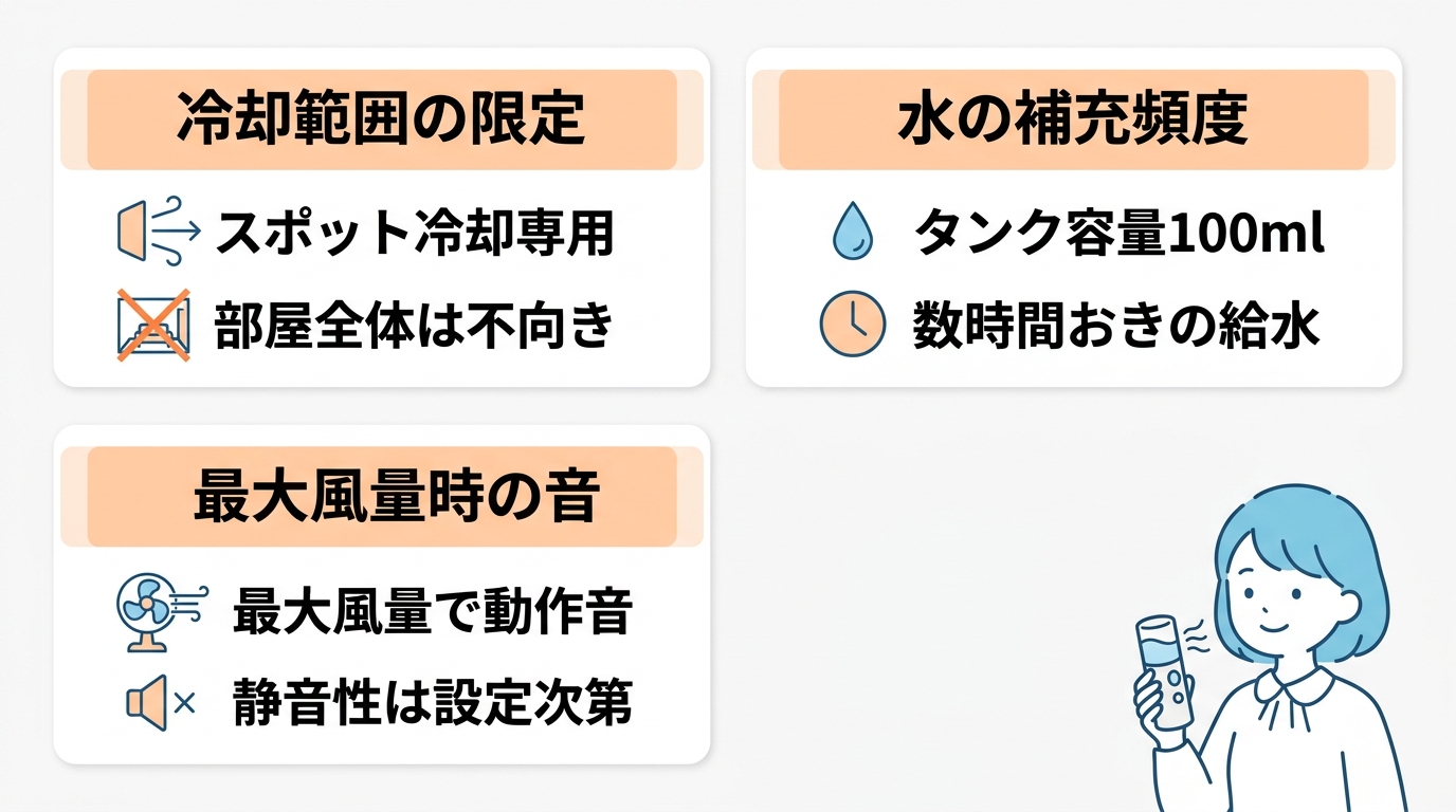 LAViNO クールエアーミストの知っておくべき3つのデメリット