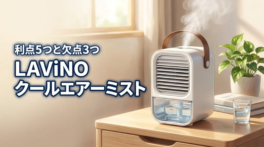 LAViNO クールエアーミストの特徴は？5つのメリットと3つの欠点を詳しく紹介