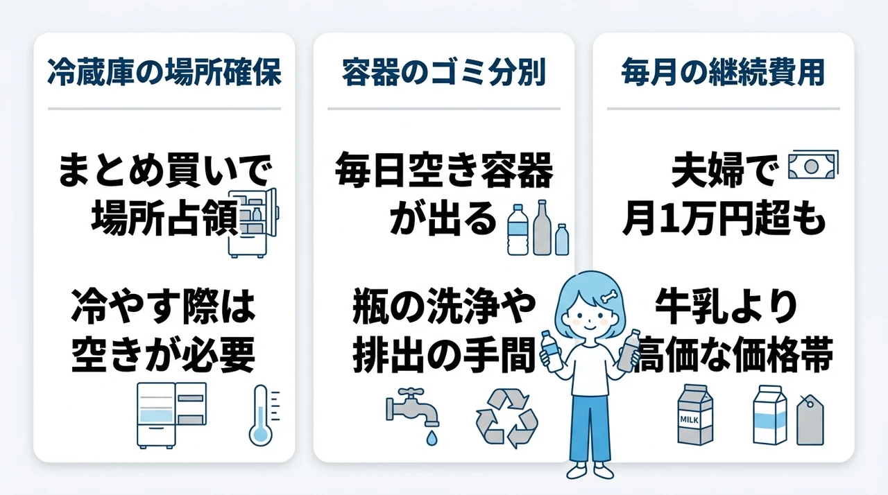 毎日骨ケアMBPなどの飲料を飲む際のデメリット3選