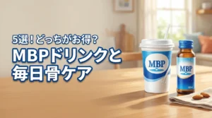 MBPドリンクと毎日骨ケアMBPの違いを5選！成分や価格の比較でどっちがお得？