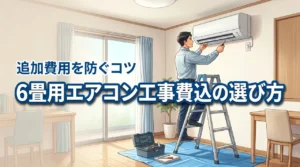 工事費込みの6畳用エアコンで失敗しない！追加費用を防ぐ確認事項と選び方
