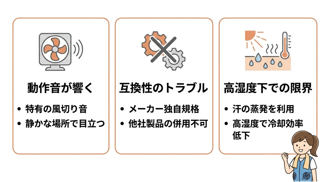 購入前に確認すべき空冷ベストのデメリット3選